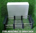 Stainless Steel Expandable Kitchen Sink Dish Drainer - Image 2