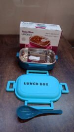 Insulated Testy Stainless Steel Leakproof Lunch Box With Spoon (1 Set) - Image 9