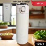 Smart Vacuum Insulated Water Bottle with LED Temperature Display, Cold & Hot | Leak Proof | Office Bottle | Gym | Home | Kitchen | Hiking | Trekking | Travel Bottle  (Mix Color & Design / 420 ML) - Image 3