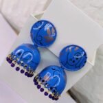 Jhumka Earrings / Buti for Women & Girls (1 Pair / Mix Color & Design) - Image 5