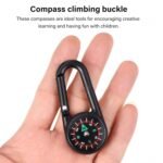 Clip Snap Hook Mini Compass (1 Pc / Mix Design) - Image 3