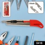 Multi-Use Plastic Cutter with Plastic Cutting Blade and Precision Knife Blade - Image 2
