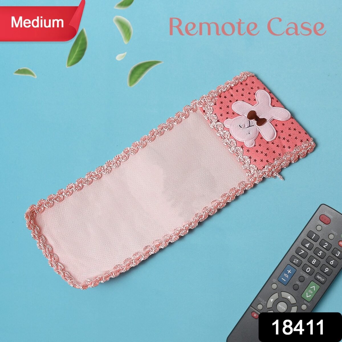 Cartoon Cloth Lace Remote Control Cover Remote Case (1 Pc / 21×8 CM / Medium) - Image 2
